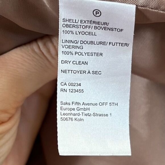 Pure Navy Waterfall Open Front Belted Trench Coat in Portobello Tan M NWOT - Picture 14 of 14